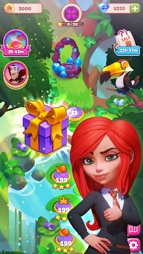 Charms of the Witch: Match 3 screen 5